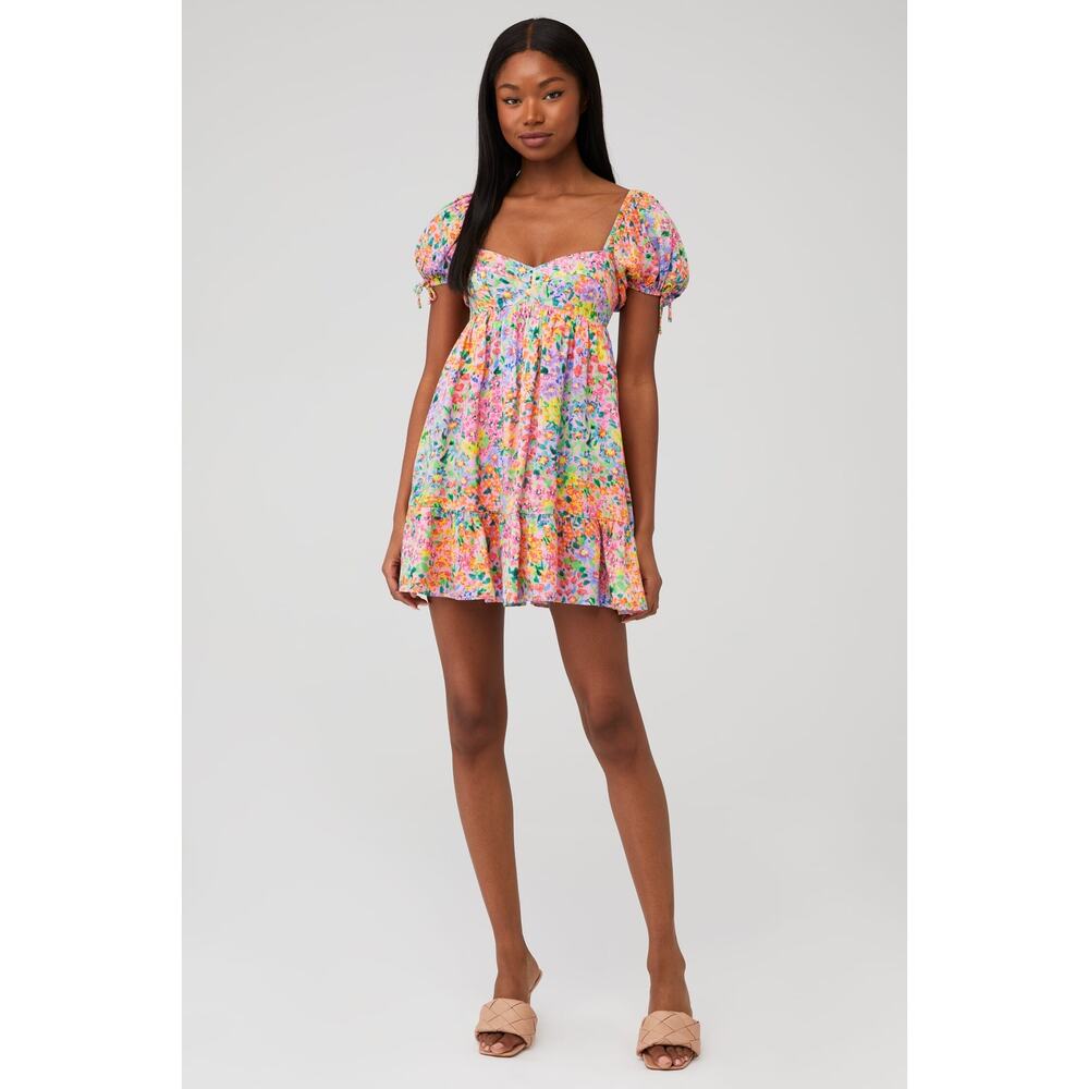 Amanda Uprichard Sicily Dress Voyage Floral Women Size XS